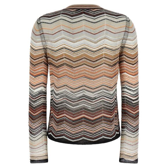 Missoni Women Chevron Lamé Cardigan - Picture 2 of 4